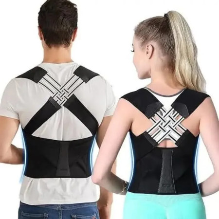 Adjustable back posture corrector belt
